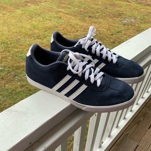Adidas Neo Navy and White Sneakers